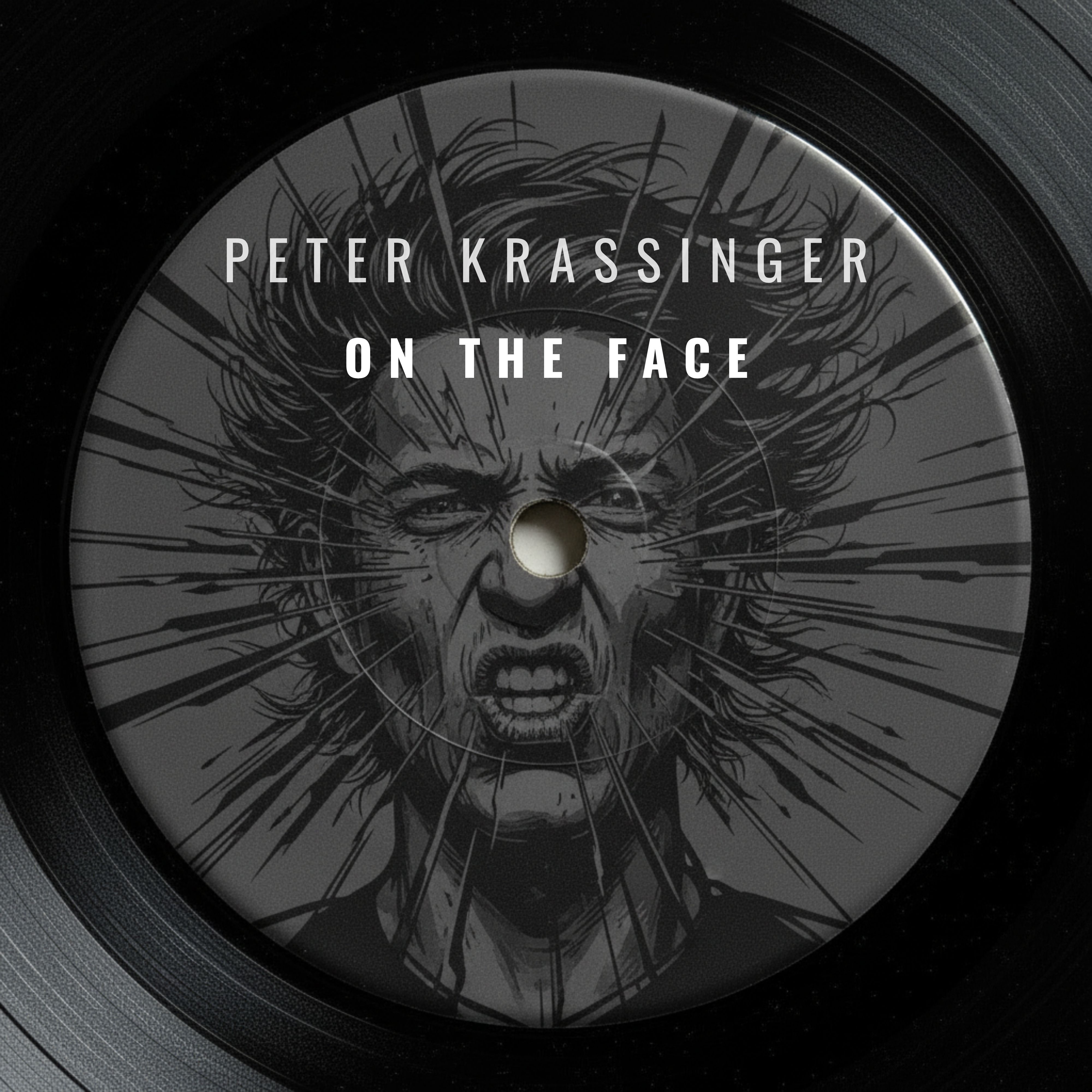 on the face